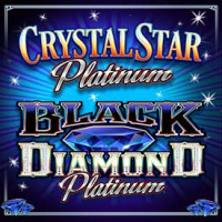 Crystal Star Black Diamond Platinum