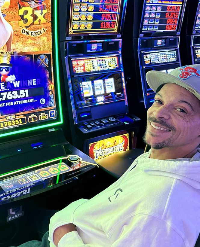 Person inside a casino