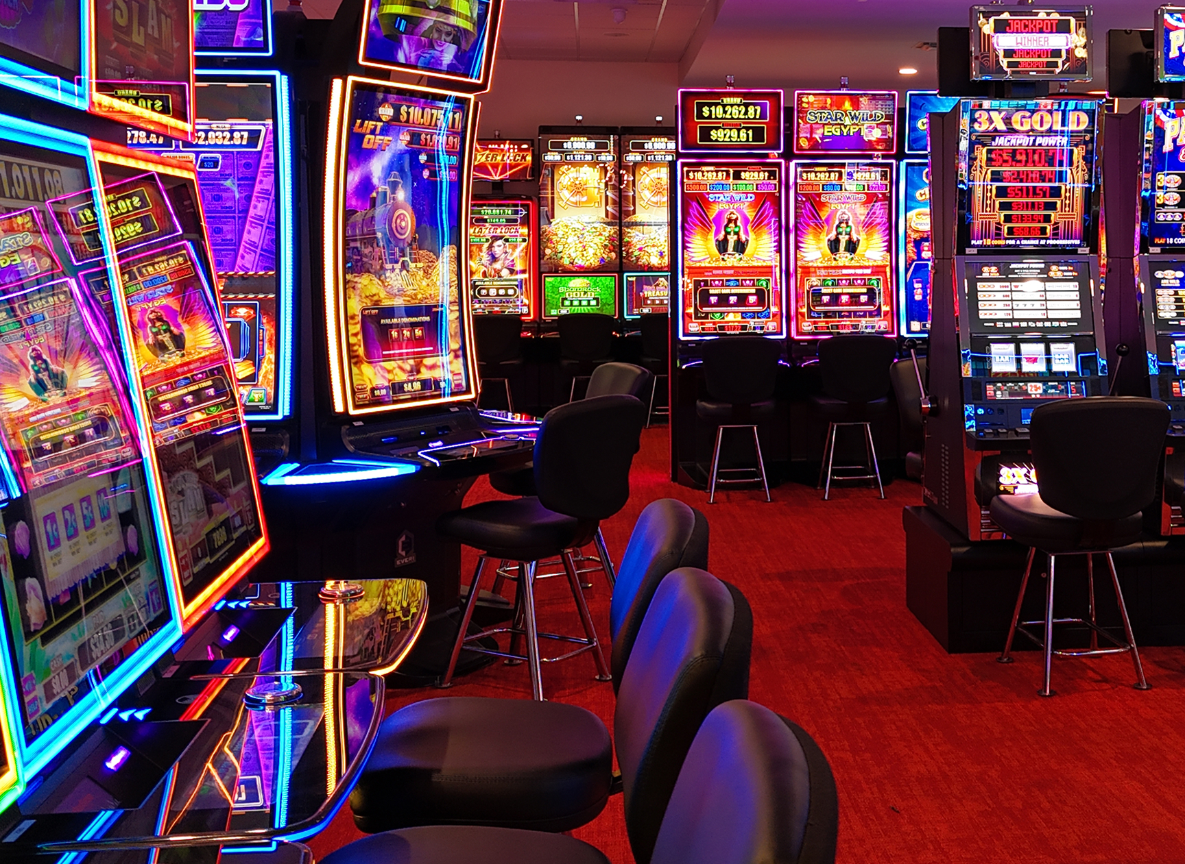 Inside a casino