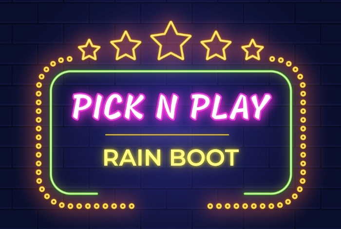 Pick N Play Rain Boot